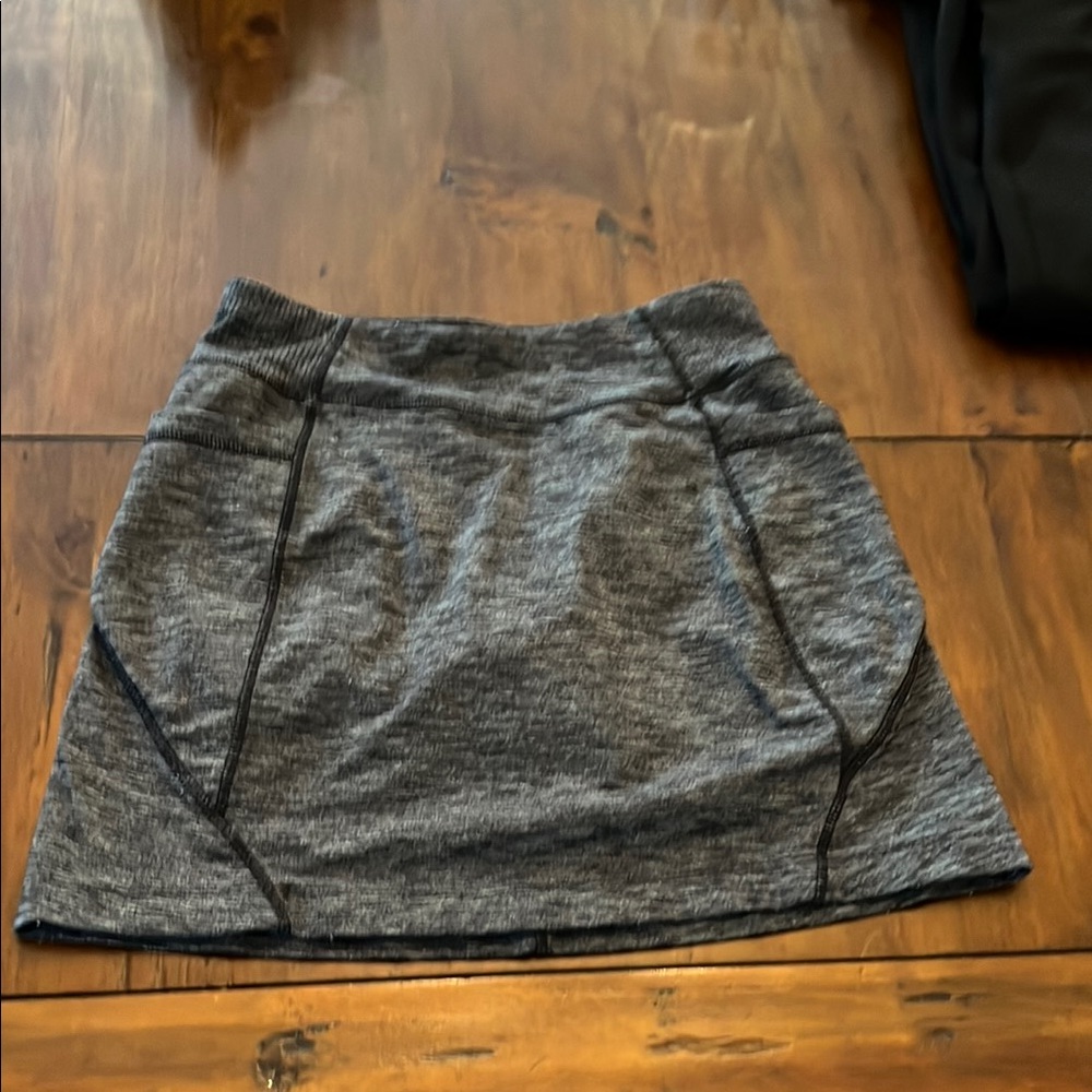 Athleta Charcoal Mini Skirt